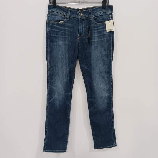 Lucky Brand Women's Blue Charlotte Rail Straight Jeans Size 6/28 NWT image number 1