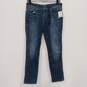 Lucky Brand Women's Blue Charlotte Rail Straight Jeans Size 6/28 NWT image number 1