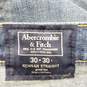 Abercrombie & Fitch Men Blue Denim Jeans Sz 30  NWT image number 1