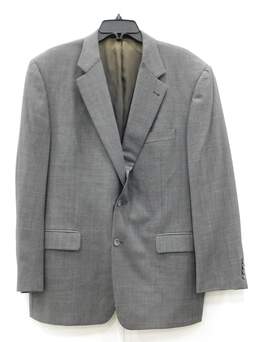 Burberry Men's Size 44R Gray Blue Blazer W/COA alternative image