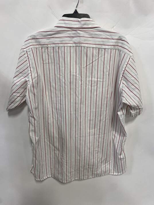Christian Dior Men Striped Button Down Shirt XL image number 2