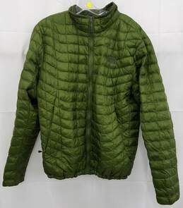 Men's Green Thermoball Full Zip Jacket Large