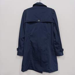 Coach Leatherware Women's Navy Blue Double Breasted Overcoat Size 0 alternative image