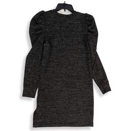 Tommy Hilfiger Womens Gray Crew Neck Long Sleeve Sweater Dress Size XS alternative image