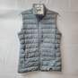 REI Co-Op Gray Full Zip Nylon Down Puffer Vest Jacket Women's Size S image number 1