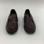 Mens Outdoorsman 70178 Brown Leather Round Toe Penny Loafers Shoes Sz 8.5D image number 3