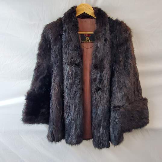 Buy the Hudson's Bay Company Vintage Dark Brown Mink Fur Coat