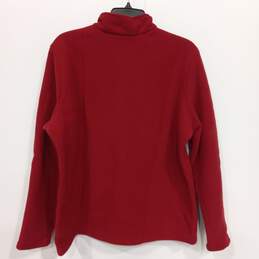 Women’s L.L. Bean ¼ Zip Long-Sleeve Fleece Sweater Sz XL NWT alternative image
