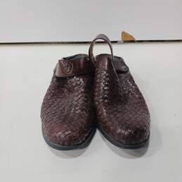 Women's Ariat Woven Leather Slingback Shoes Size 7B
