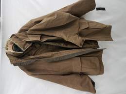 London Fog Men's Khaki Jacket with Removable Liner SZ 2X NWT