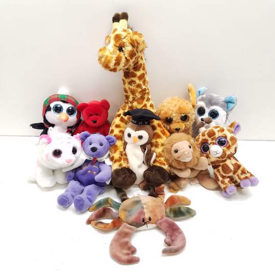 Assorted Ty Beanie Babies Bundle Lot of 11 No Tags image number 1