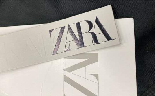 Zara Women's Black Crop Top- XS NWT image number 5