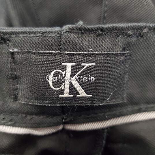 Calvin Klein Men Black Twill Pants 36 image number 1