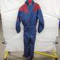 Spyder Men's Red & Navy Insulated Snow Ski Jumpsuit Size Large image number 2