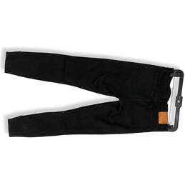 Womens Toothpick Black Denim Dark Wash Pockets Skinny Jeans Size 27 alternative image