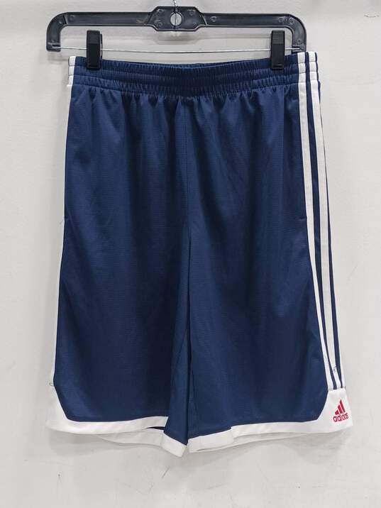 Men's Adidas Athletic Gym Shorts Sz L image number 1
