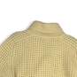 Falcarragh Mens Cream Cable Knit Shawl Collar Long Sleeve Pullover Sweater Sz M image number 4