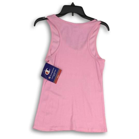 NWT Champion Womens Pink Scoop Neck Sleeveless Pullover Tank Top Size Small image number 2