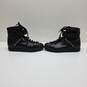 Prada Women's Black Leather High Top Trainers Size 35.5 image number 3