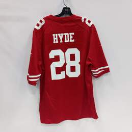 Nike NFL San Francisco 49ers Carlos Hyde #28 Jersey Size L alternative image