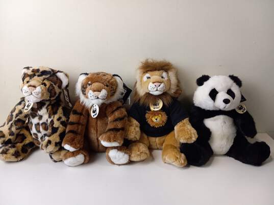 Buy the Bundle of 4 Assorted BABW WWF Plush Toys | GoodwillFinds