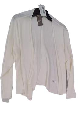 NWT Womens Cream Long Sleeve Open Front Cardigan Sweater Size 6