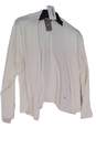 NWT Womens Cream Long Sleeve Open Front Cardigan Sweater Size 6 image number 1