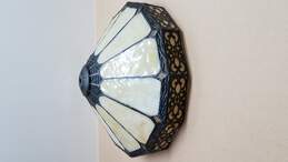 Vintage Arts & Crafts Style Stained Glass Lampshade