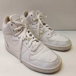 Nike Court Borough Mid Women's Athletic Sneaker White Size 7