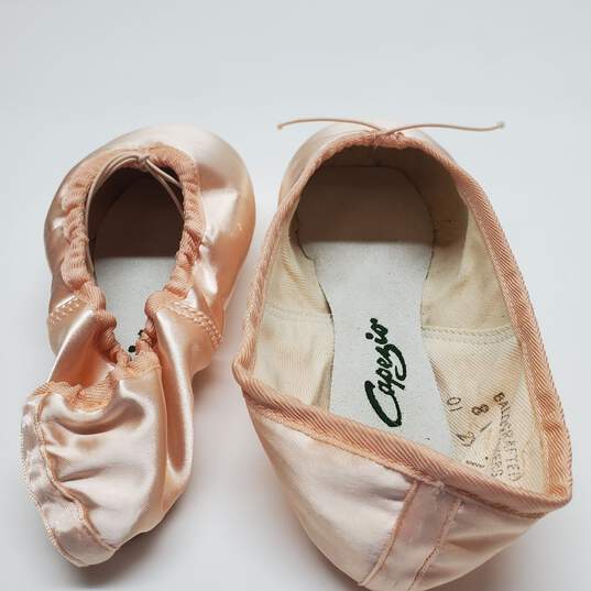 Capezio Glisse Pro ES Ballet Dance Pointe Shoes Size 8W #117 w// BOX image number 5