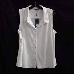 Tommy Hilfiger Women's Sleeveless Button Up Blouse Vest Size XL NWT