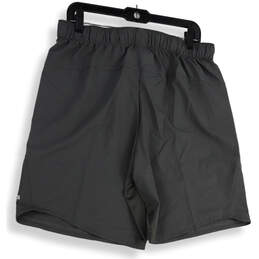 NWT Mens Gray Elastic Waist Stretch Pockets Pull-On Athletic Shorts Size L alternative image