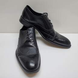 Ashton Grey Leather Oxford Shoe Size 10.5