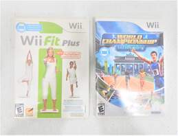 Nintendo Wii W/ 2 Games, 2 Controllers, 1 Nunchuk, Wii Fit Plus alternative image