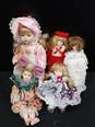 9PC Assorted Porcelain Doll Bundle image number 4