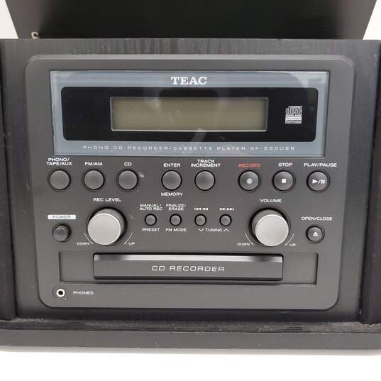 TEAC GF-550USB Turntable/Cassette/CD Recorder System UNTESTED P/R image number 2