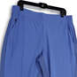 Womens Blue Flat Front Elastic Waist Pull-On Jogger Pants Size 16T image number 3