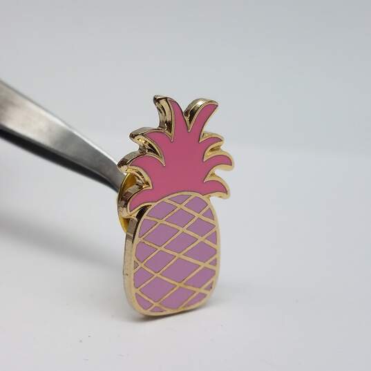 New Kate Spade Pink Pineapple Pin 4.2g w/Tag image number 1