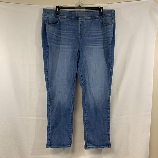 Women's Light Wash Torrid Jeans, Sz. 3R image number 1