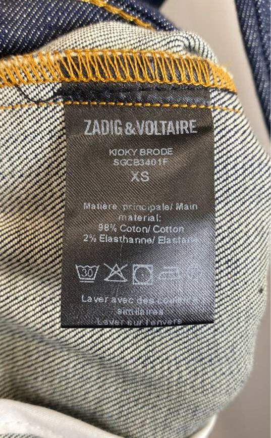 Zadig & Voltaire Women Blue Jacket - Size XS image number 3