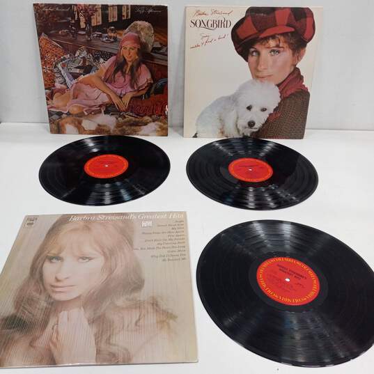 Lot of 10 Assorted Barbra Streisand Record Albums image number 4