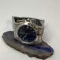 Designer ESQ Swiss E5099 Silver-Tone Blue Round Dial Analog Wristwatch image number 1