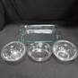 Pyrex Clear Bake Dish & Bowls Assorted 4pc Lot image number 1