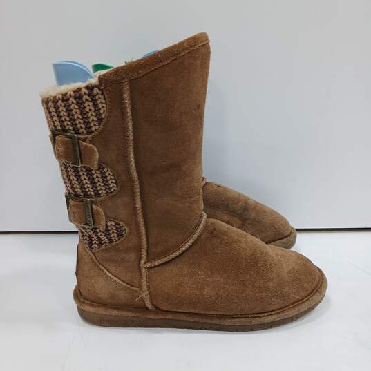 Bearpaw Knit Buckle Boots Women's Size 8 image number 3