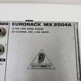 Behringer Eurorack MX 2004A 20-Channel Mic/Line Mixer - Parts/Repair Untested alternative image