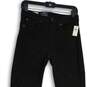 NWT Womens Black Denim Dark Wash 5-Pocket Design Skinny Leg Jeans Size 27/4T image number 3