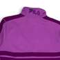 Fila Womens Purple 1/4 Zip Mock Neck Activewear Pullover Jacket Size S image number 4