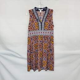 Wisp Petites Multicolor Sleeveless Midi Dress WM Size 12P NWT
