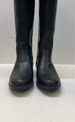 Tommy Hilfiger Leather Inezy Knee High Boots Black 10 alternative image