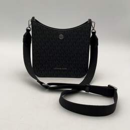 Michael Kors Womens Briley Black Small Logo Messenger Shoulder Bag Purse alternative image
